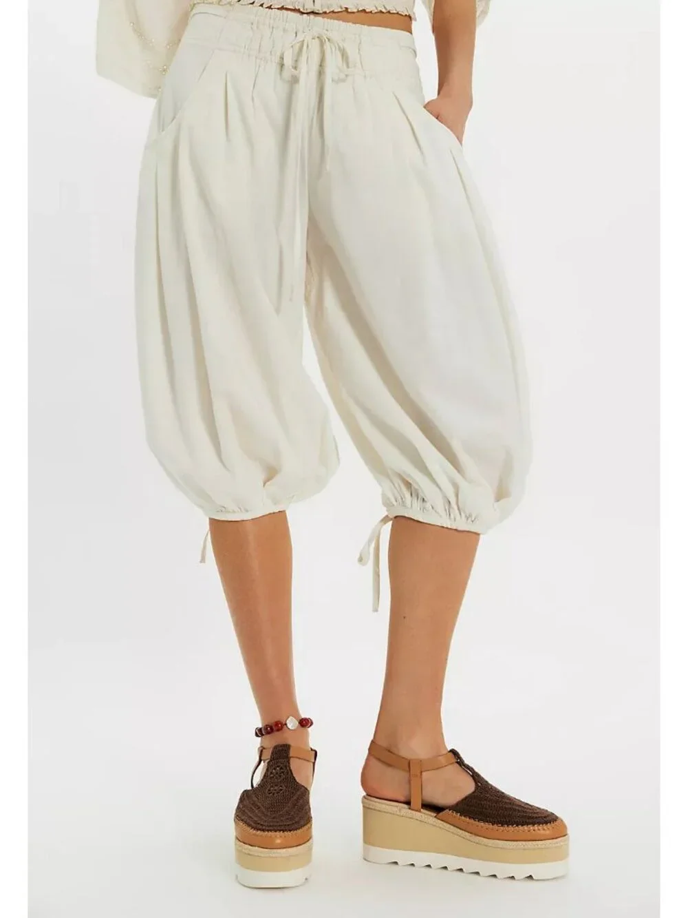 FREE PEOPLE Morning in Mykonos Espadrille / Oak Combo